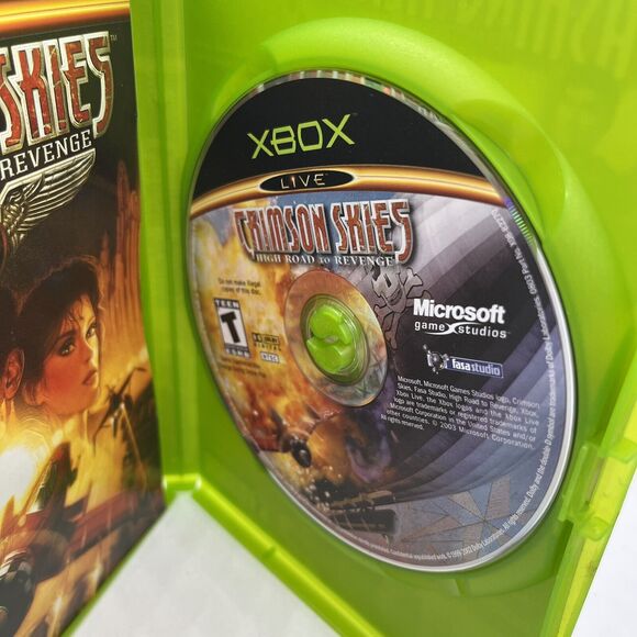 Crimson Skies High Road To Revenge Xbox - Complete CIB - Tested - Picture 6 of 8